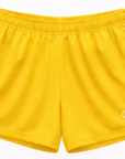 RF-Wear Women's Solid Color Shorts in Yellow