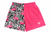 RF-Wear Women's Split Flamingo Shorts in Pink/Black
