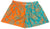 RF Wear Women's Split Paisley Shorts - Aqua/Orange