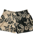 RF Wear Women's Split Skull - Cream/Black - Front View