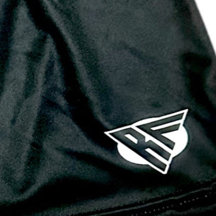 RF Wear Women's Squad Horror Shorts - Black - Close Up Logo