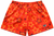 RF-Wear Women's Star Shorts in Orange/Yellow