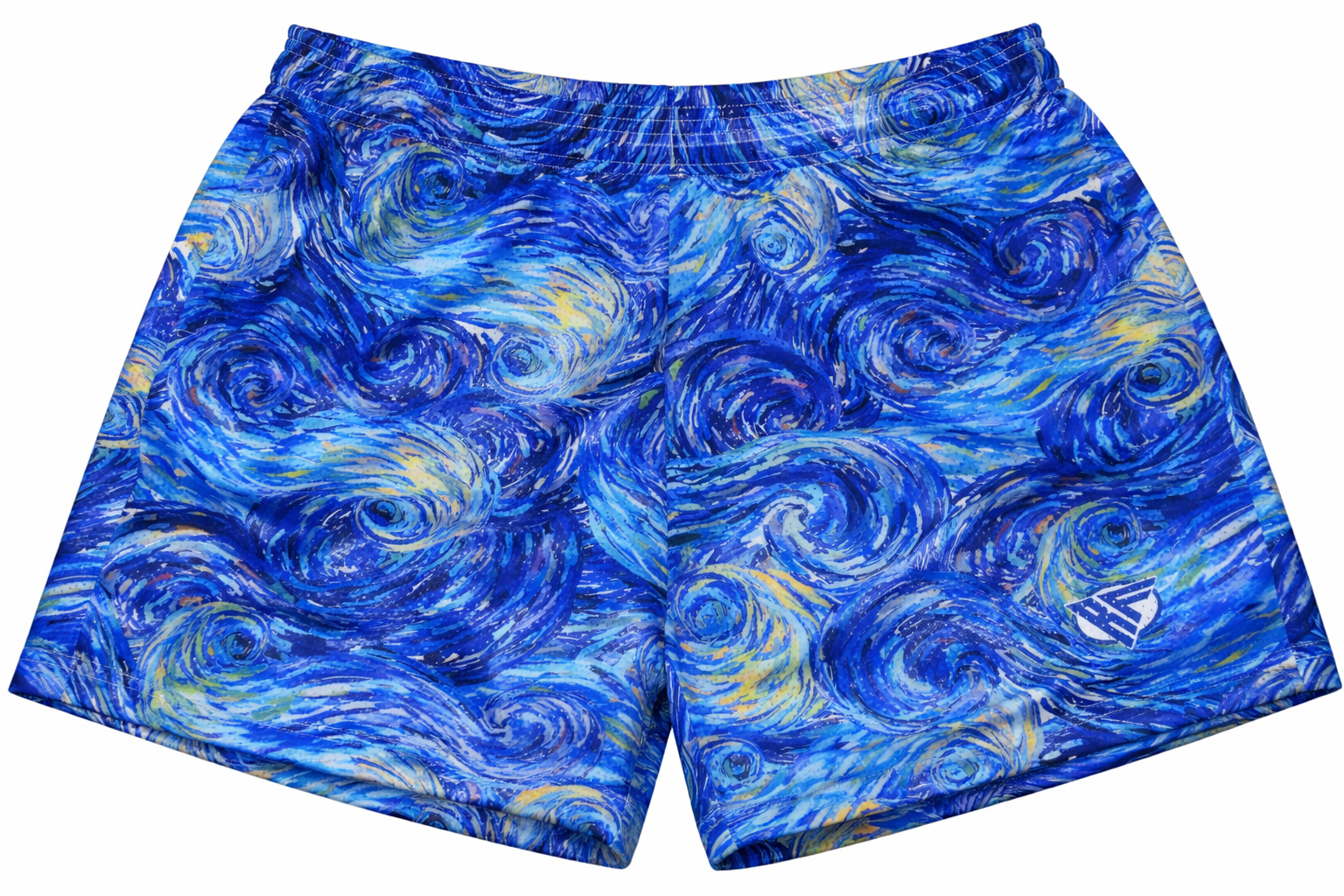 RF-Wear Women's Starry Night Shorts in Blue