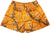 RF-Wear Women's Tree Camo Ghost Faces Shorts in Orange