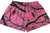 RF-Wear Women's Tree Camo Shorts in Pink