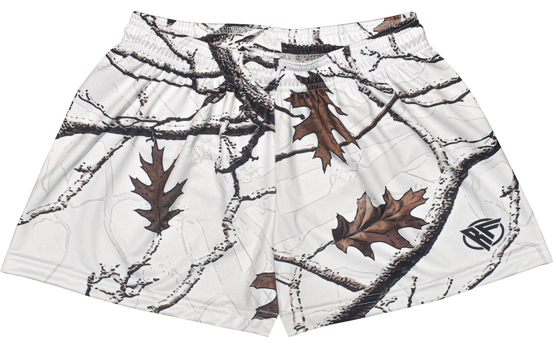 RF-Wear Women's Tree Camo Shorts - Snow