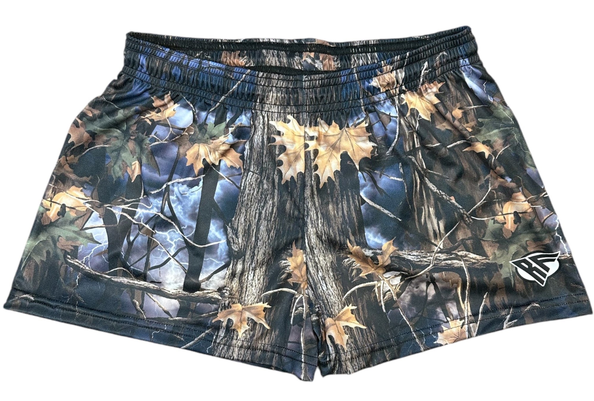 RF-Wear Women's Tree Camo Shorts in  Storm