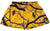 RF Wear Women's Tree Camo Shorts - Yellow