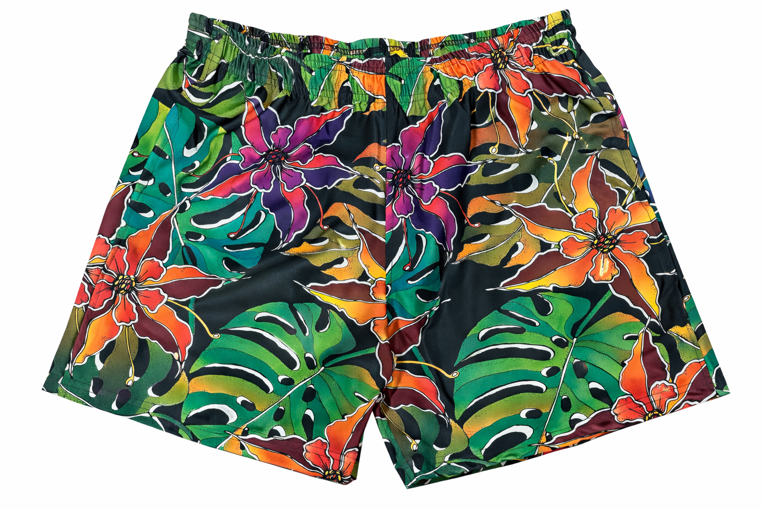 RF-Wear Women's Tropical Vibe Shorts in Multicolors