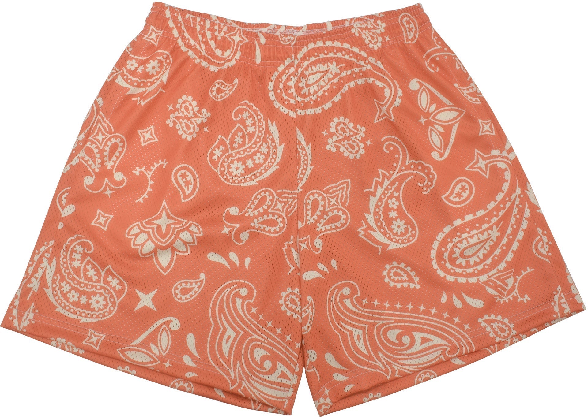 RF Mesh Fall Paisley Shorts - Apricot / Cream