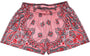 RF Women's Bandana Shorts - Pink/Red/Grey