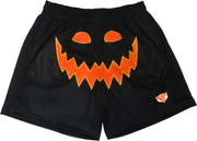 RF Mesh Jack-O-Lantern Shorts - Black