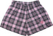 RF Women's Tartan Plaid Pocket Shorts - Black/Pink