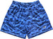 RF Mesh Tiger Camo Shorts - Blue