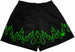 RF Mesh Fire Shorts - Black / Green