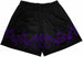 RF Mesh Fire Shorts - Black / Purple