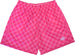 RF Mesh Summer Checkered Shorts - Fuchsia
