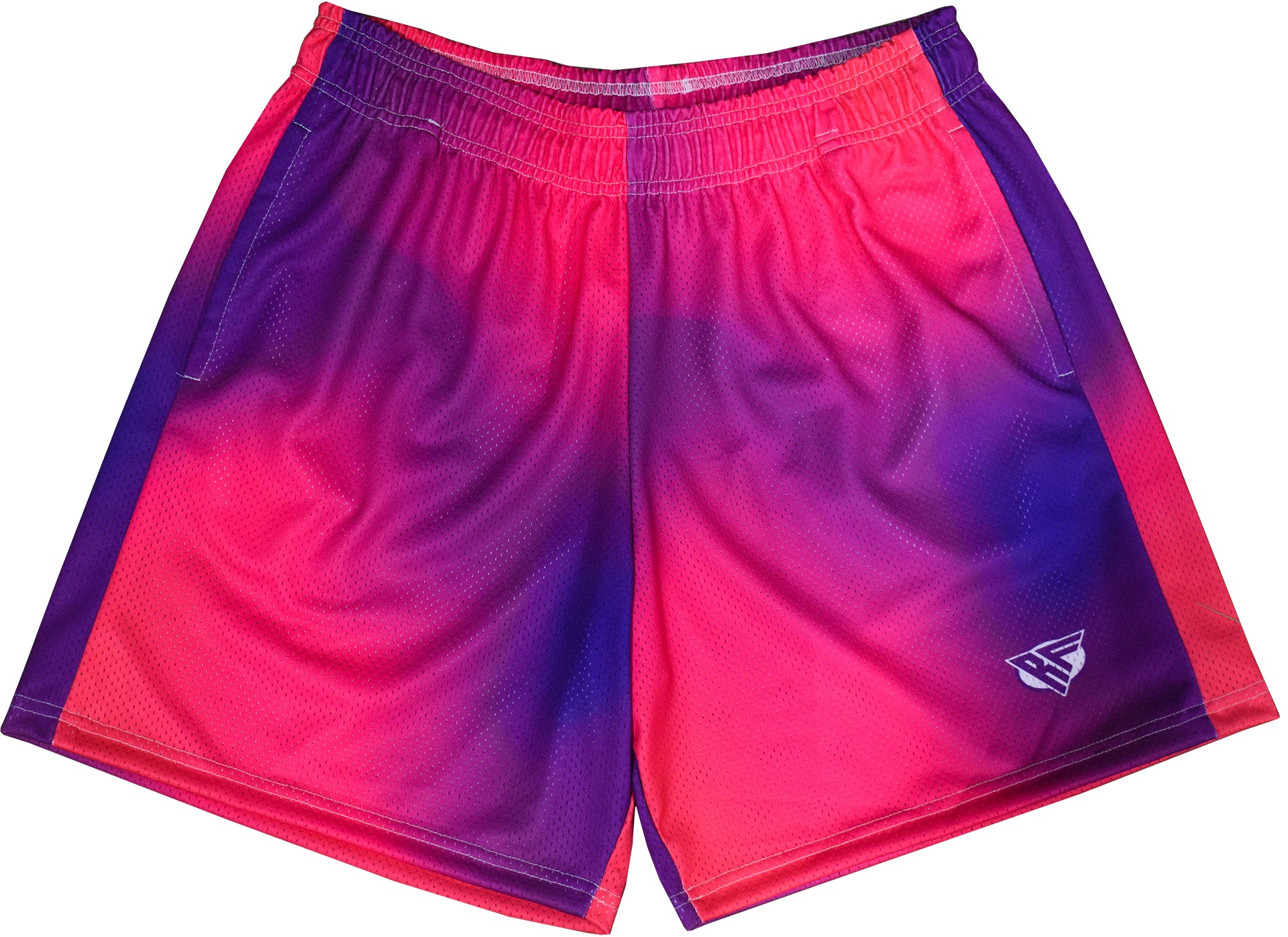 RF Mesh Gradient Shorts - Fuchsia/Purple