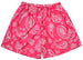 RF Mesh Summer Paisley Shorts - Fuchsia