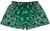 Women's Bandana Shorts - Green/White