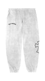 Unisex Cross Heavy Fleece Sweatpants - Grey