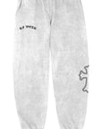 Unisex Cross Heavy Fleece Sweatpants - Grey