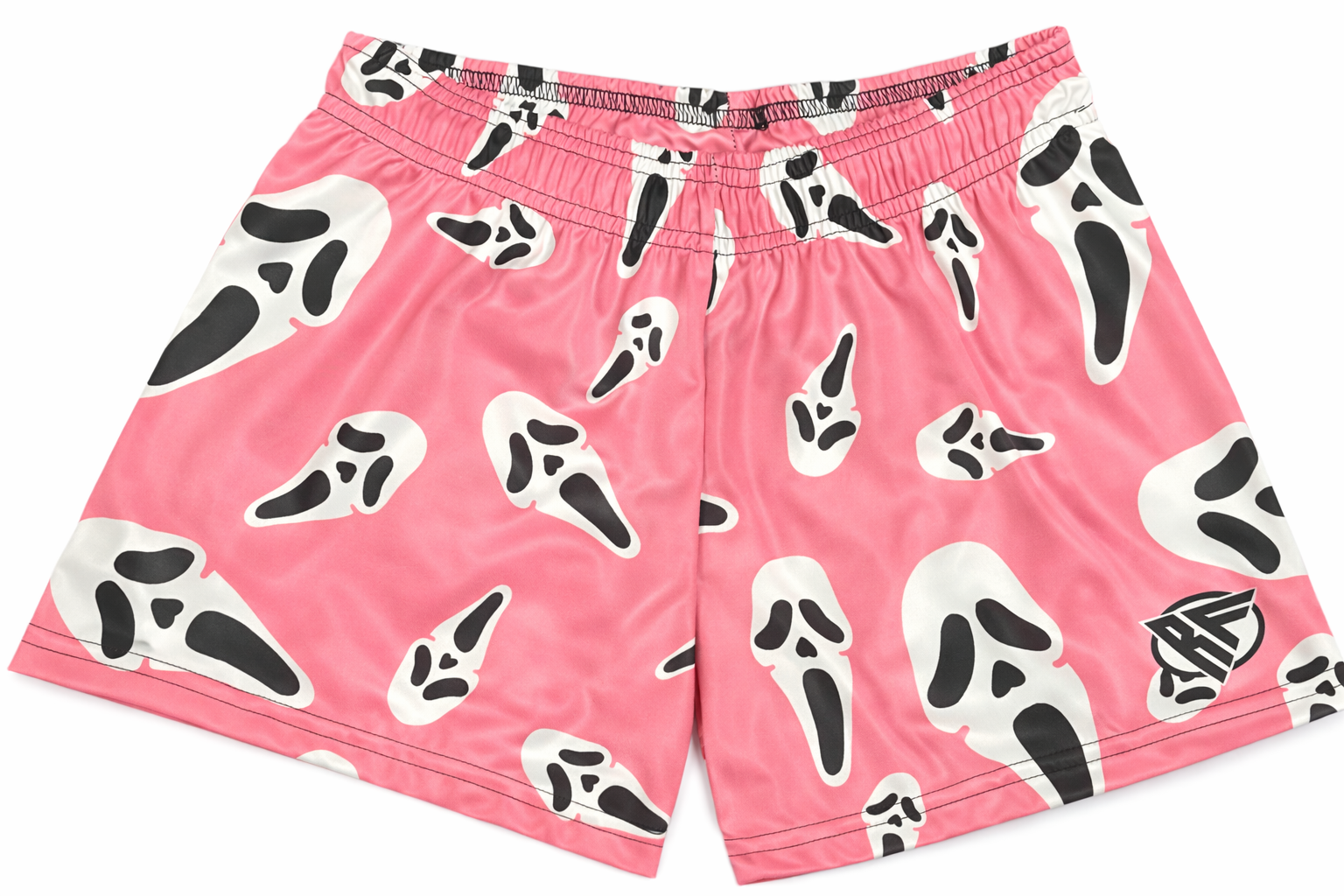 RF-Wear Men's Ghost Faces Shorts in Pink