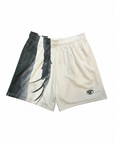 RF Wear Horror Freddy 2.0 Shorts - White/Black - Close Up