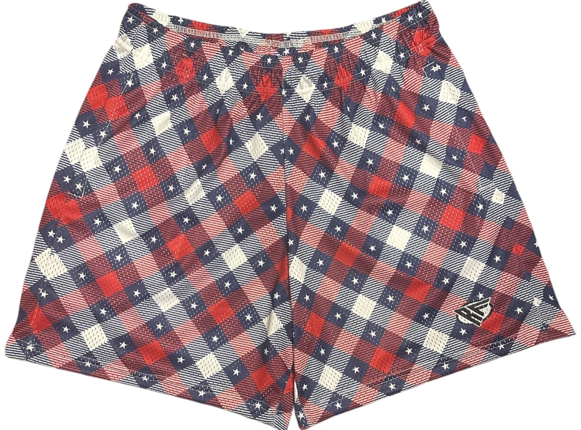 RF Wear Men's Patriotic Plaid Red/White/Blue