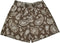 Men's Mesh Paisley Shorts - Mocha/Cream