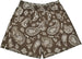 RF Mesh Fall Paisley Shorts - Mocha / Cream