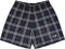 Men's Mesh Tartan Plaid Shorts - Navy