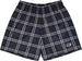 RF Mesh Tartan Plaid Shorts - Navy