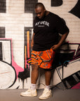 RF Mesh Orange Tree Camo Shorts