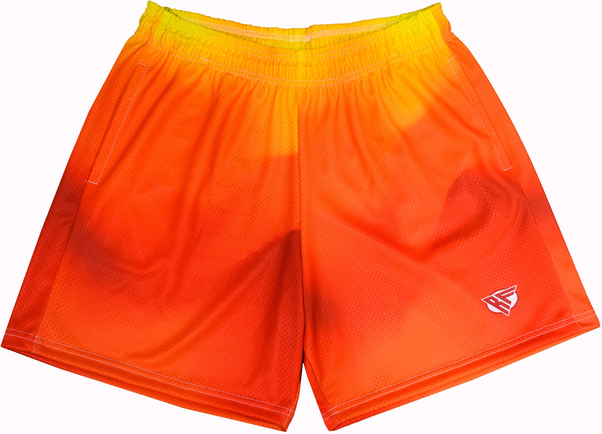 RF Mesh Gradient Shorts - Orange/Yellow