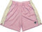 Men's Mesh Cream Stripe V-Cut Shorts -Pink