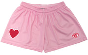 RF Women's Basic Heart Shorts - Pink