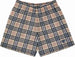 RF Mesh Tartan Plaid Shorts - Tan