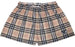 RF Women's Tartan Plaid Shorts - Tan