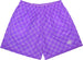 RF Mesh Summer Checkered Shorts - Purple