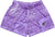 Women's Bandana Patchwork Pocket Shorts - Purple