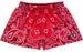 RF Women's Bandana Shorts - Red