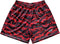 Men's Mesh Tiger Camo Shorts - Red