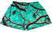 RF Women's Teal Tree Camo Shorts
