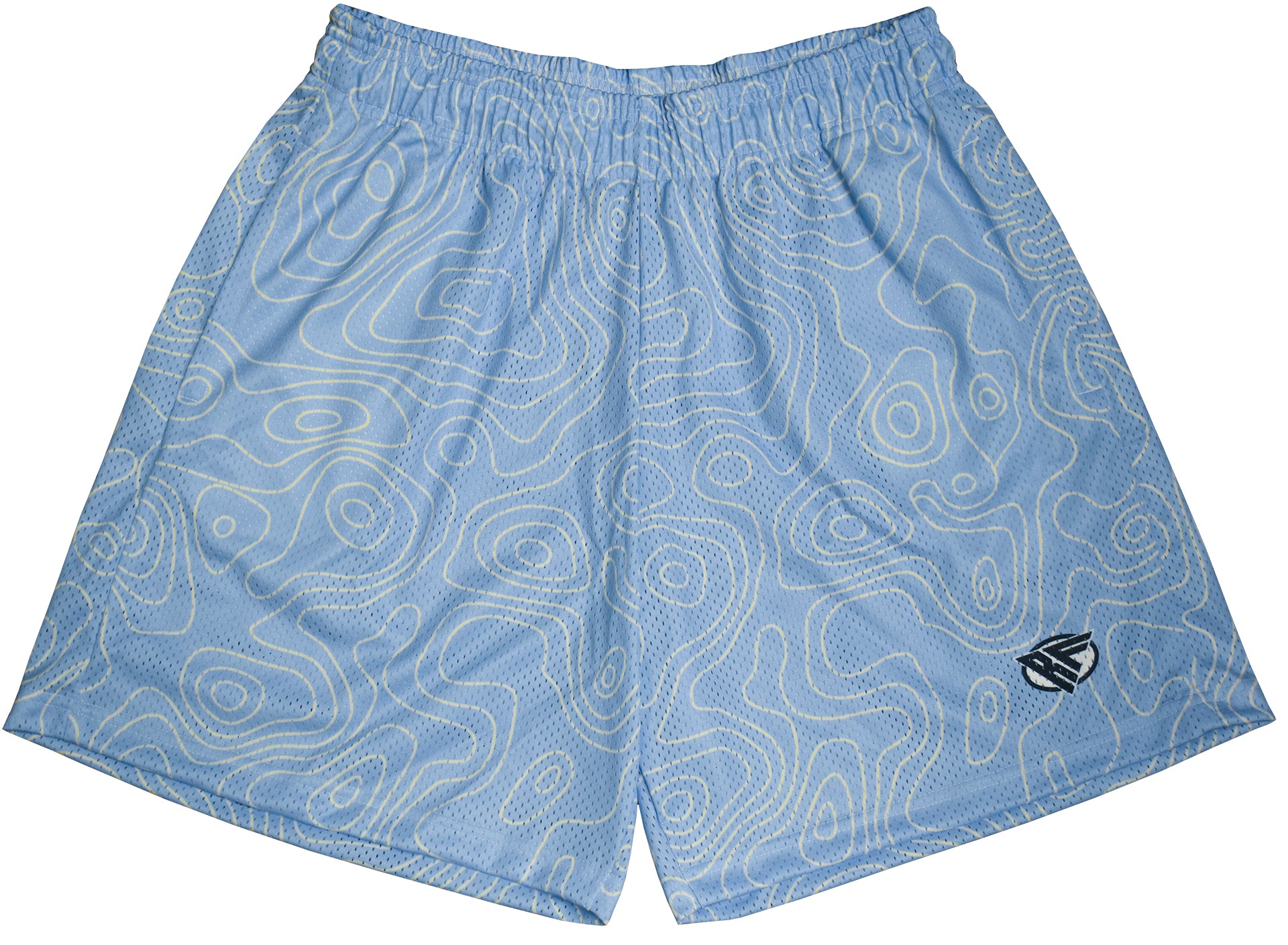 RF Mesh Topography Shorts - Sky Blue