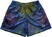 RF Mesh Topography Shorts - Black/Tie Dye