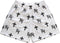 Men's Mesh Crosses Shorts - White/Black