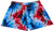 RF Wear Patriotic Tie Dye Shorts - Red/White/Blue