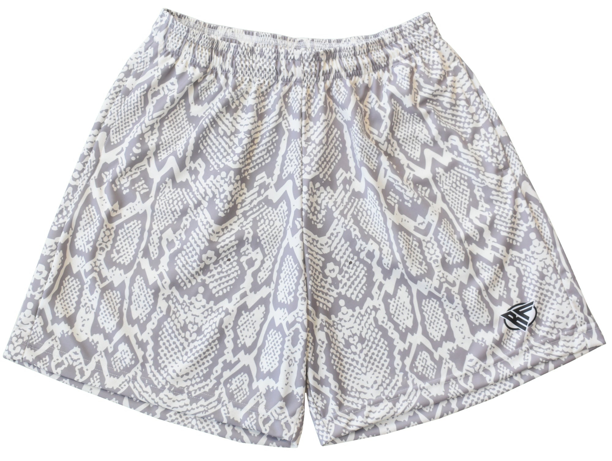 RF Men's Snakeskin Shorts - Cream/Grey