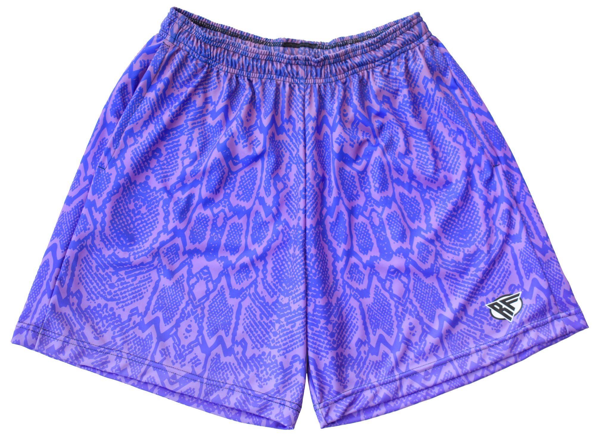 RF Wear Men's Snakeskin Shorts - Purple